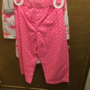 Carter's Pajamas - NWT sz 24 mths pink flamingo pajamas 3 pc carters Carter's Pajamas - NWT sz 24 mths pink flamingo pajamas 3 pc carters